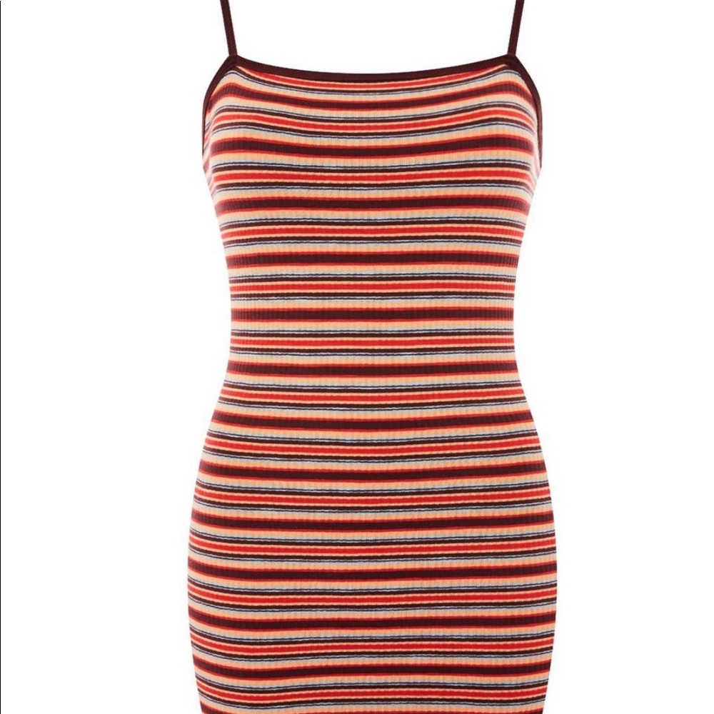 Striped Topshop Bodycon Dress